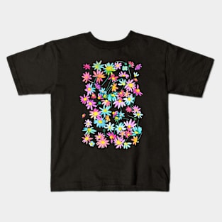 Pastel Daisies Kids T-Shirt